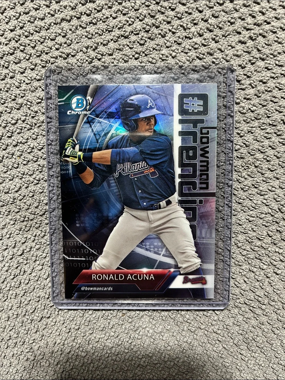 2018 Bowman Chrome Trending Ronald Acuna Jr (RC) # - RA